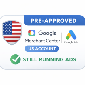 USA Google Merchant Center + Google Ads Account